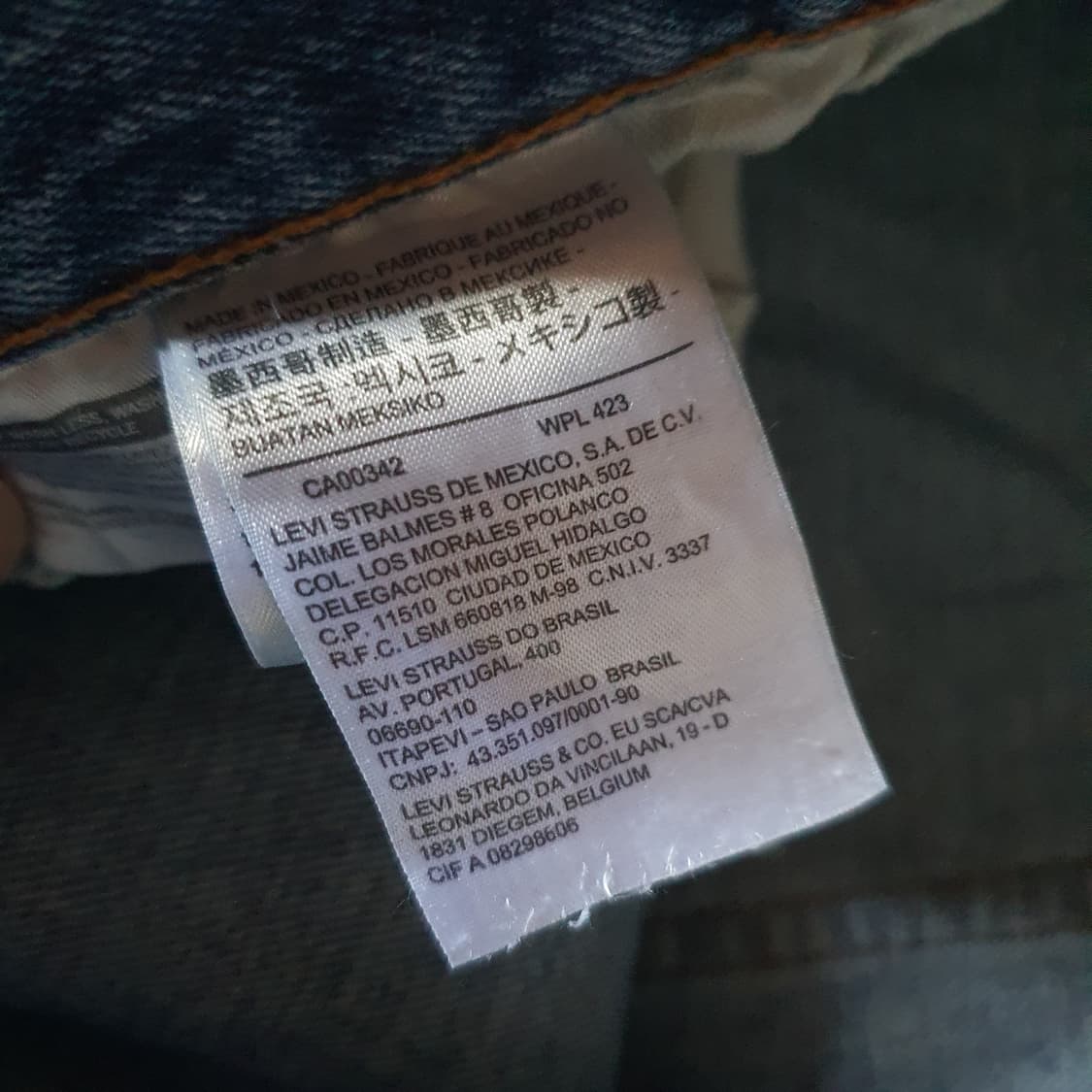 리바이스 502 빈티지  데님  상품이미지4