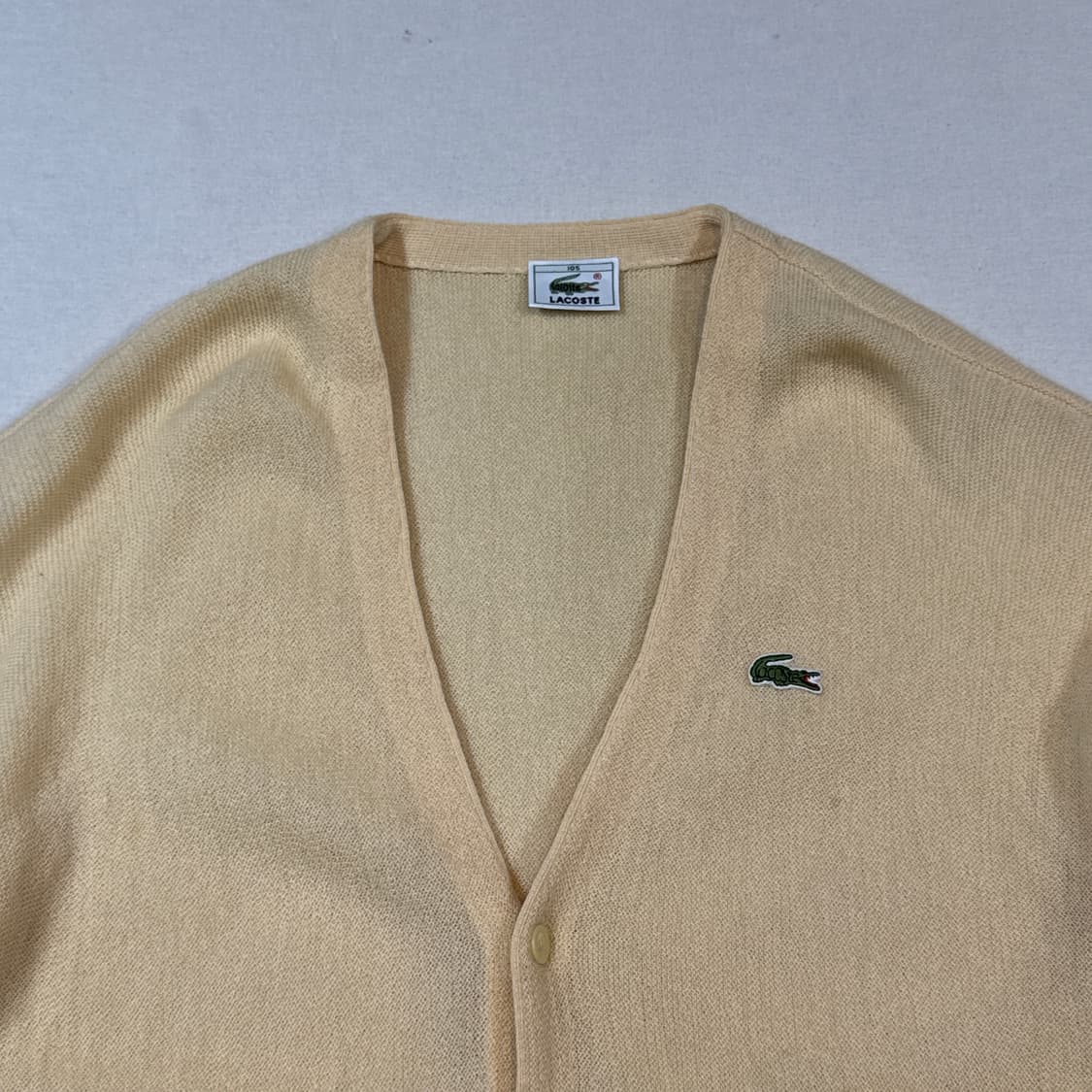 XL) 라코스테 서광 빈티지 울 가디건 상품이미지3