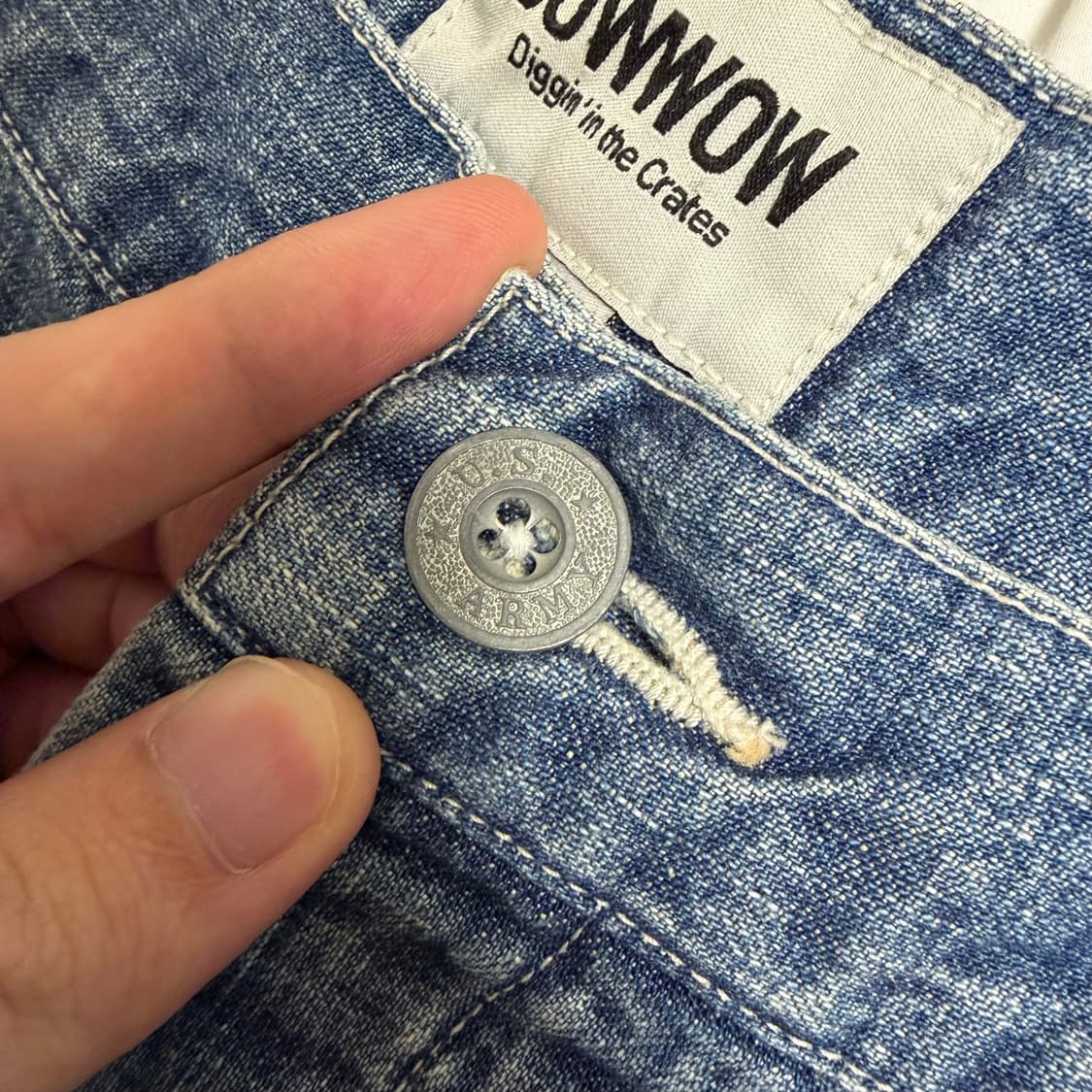 바우와우 US ARMY M35 빈티지 퍼티그 워크 데님 팬츠 L 상품이미지8