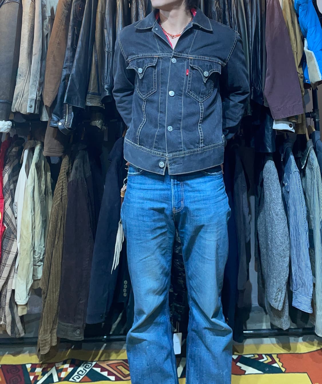 Levi’s Black Western Icon Denim Jacket 상품이미지2