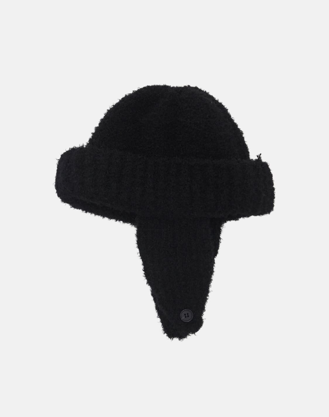 엔조블루스 부클 이어머프 비니 군밤모자 블랙 상품이미지5