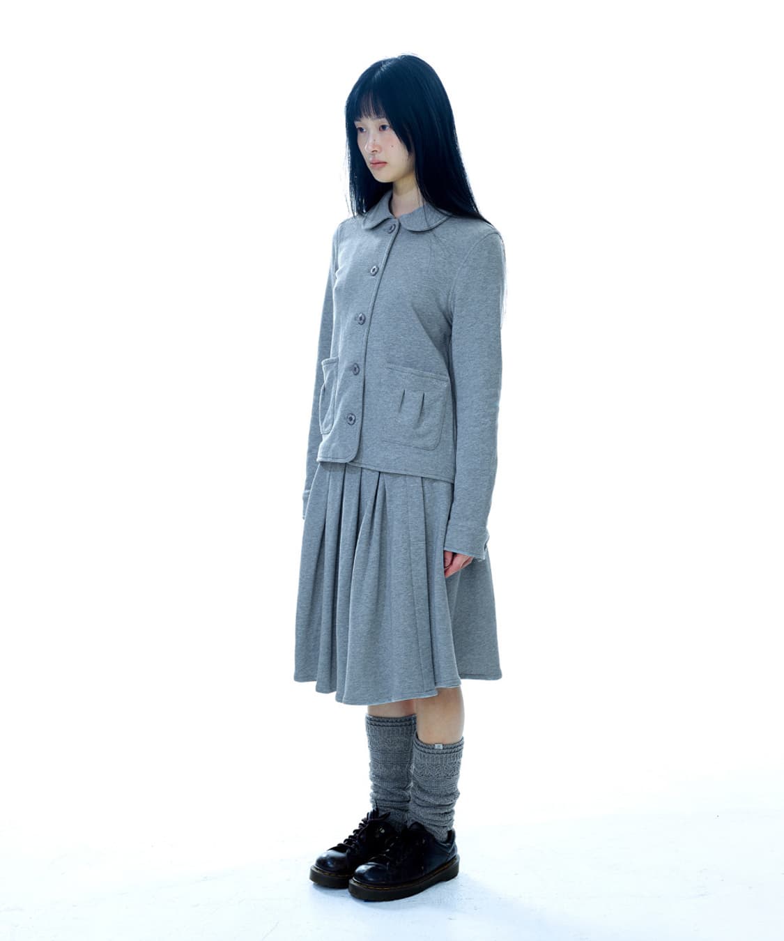 코이세이오 cozy sweat grey 셋업 상품이미지2