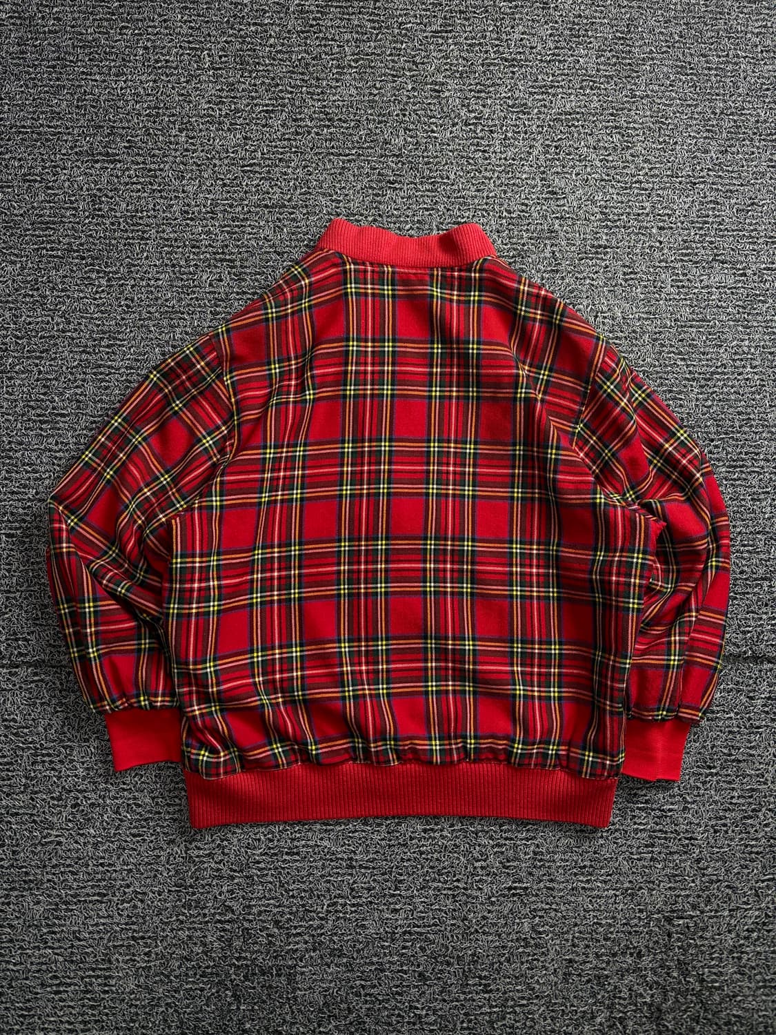 00s 라코스테 아카이브 리버시블 타탄체크 울 자켓 2254 상품이미지6