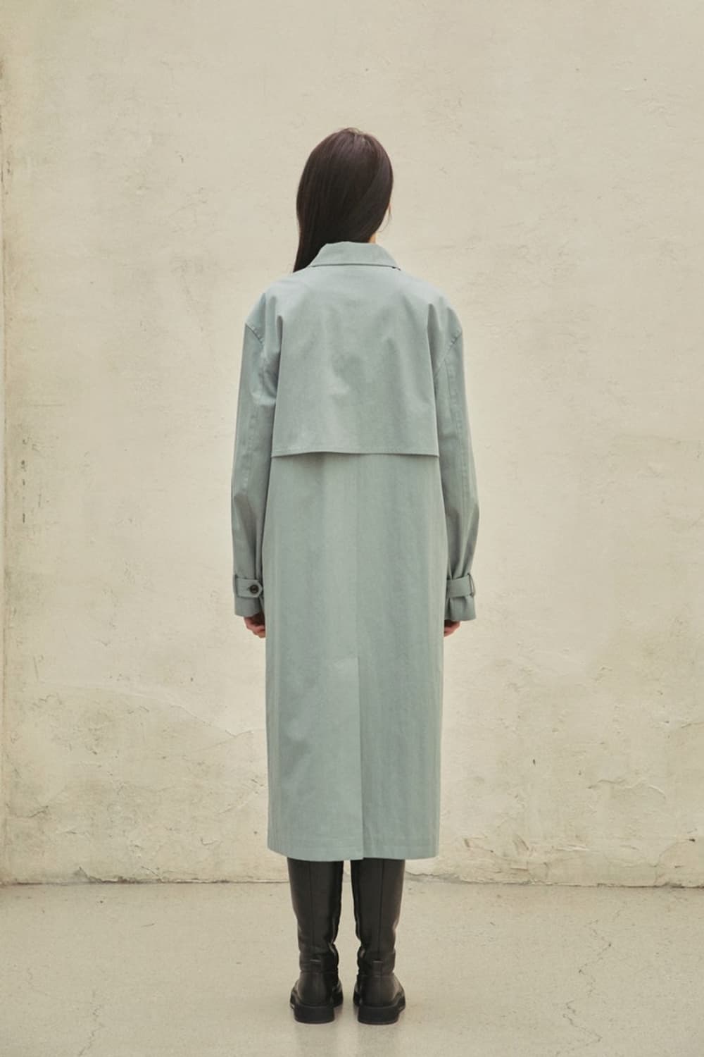 아비에무아 터쿼이즈 트렌치코트 상품이미지2