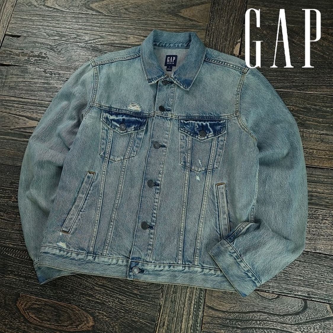 [갭] 빈티지 워시드 데님 자켓 청자켓 M19853 상품이미지1