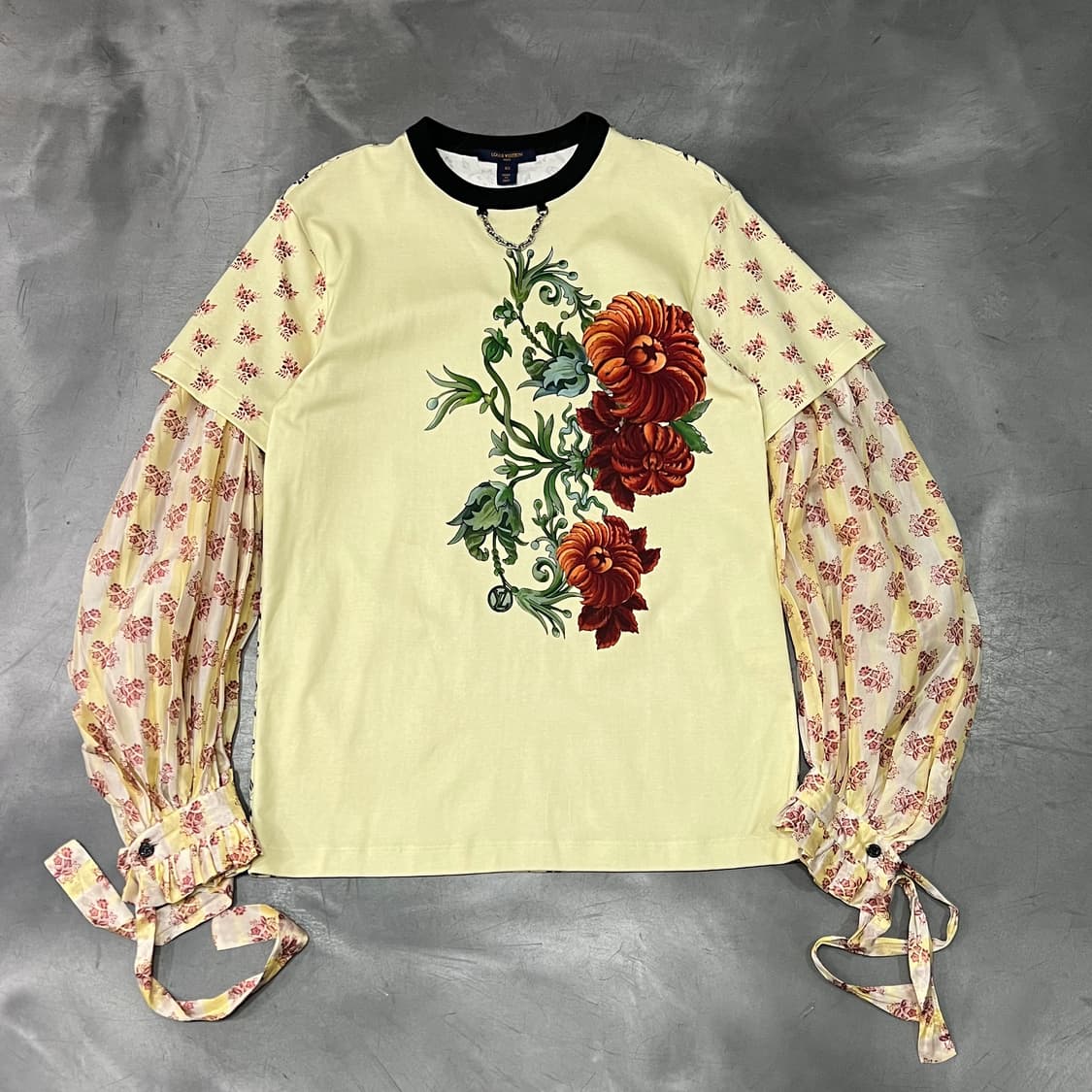  루이비통 플로랄 실크 슬리브 티셔츠 y14694 상품이미지1