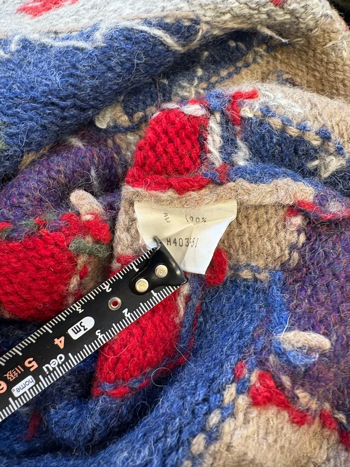 세인트 디온 패치워크 니트 스웨터 상품이미지4