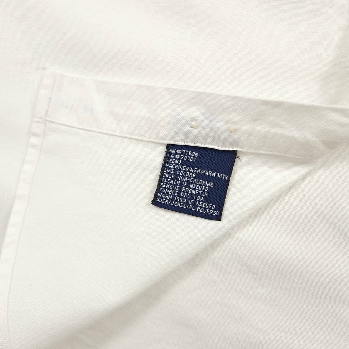 L(100) 타미 힐피거 화이트 월계관 셔츠 상품이미지5