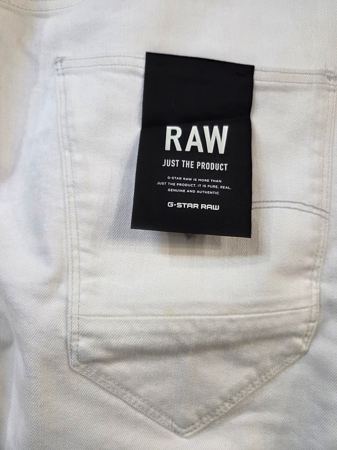 G-Star Raw 화이트 롤업 반바지(31)남여공용 상품이미지5