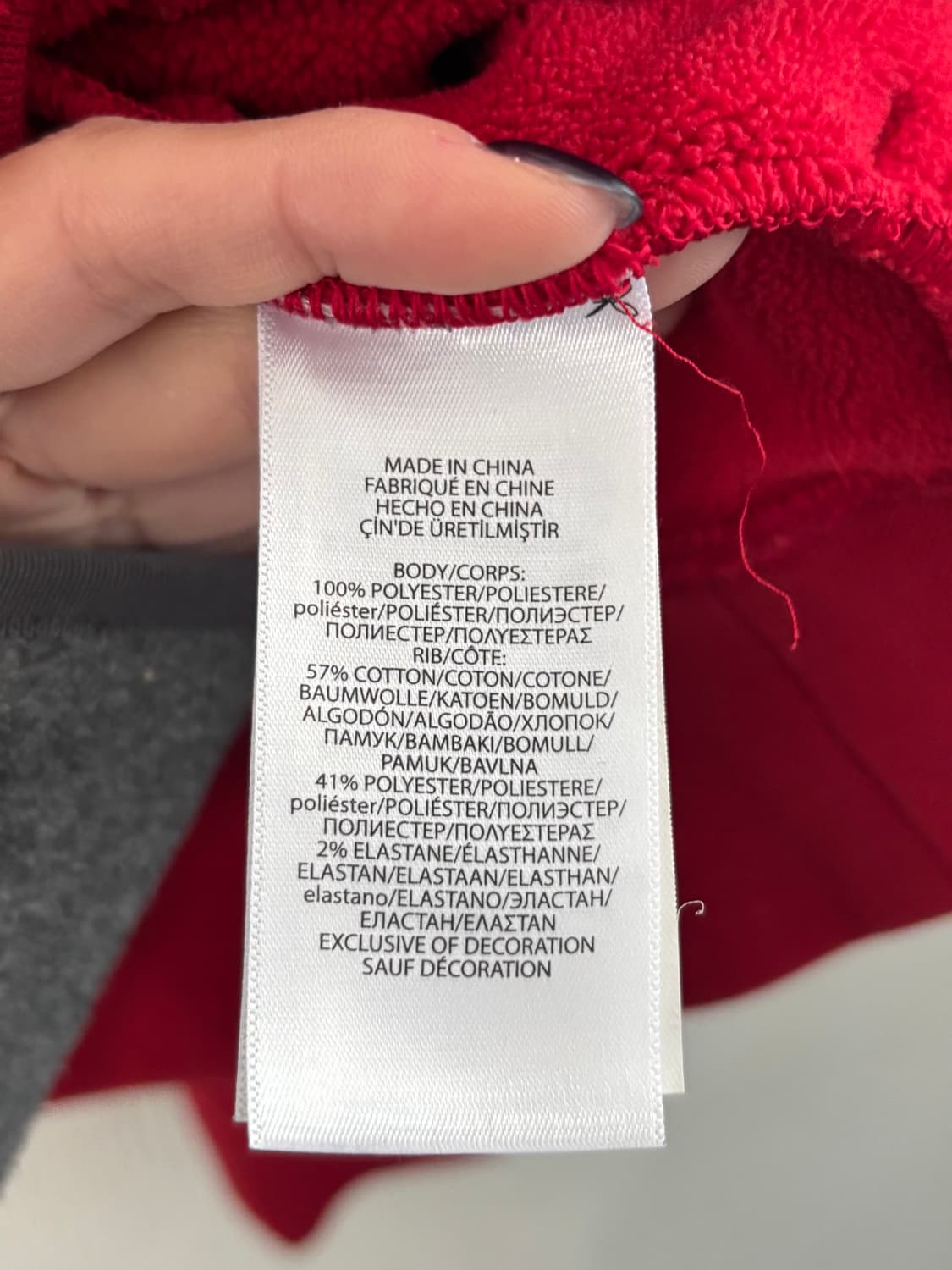 Polo 폴로 랄프로렌 신형 POLO 아치로고 레드컬러 플리스 상품이미지9