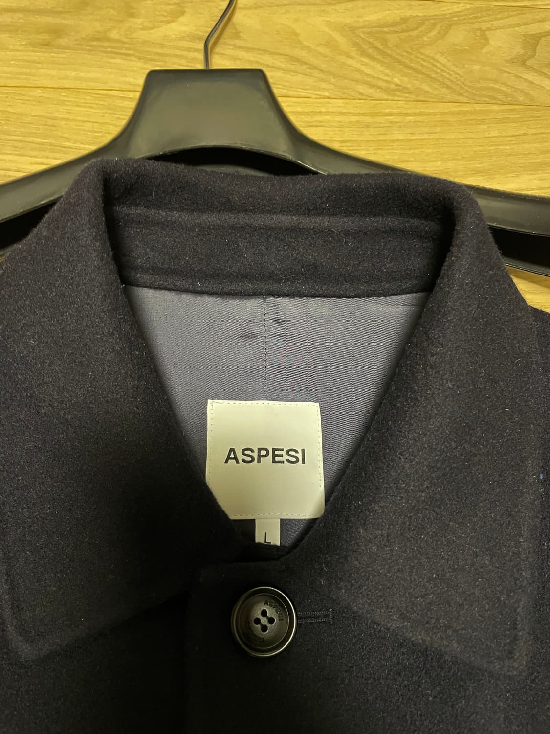 ASPESI 캐시미어 남성 하프 코트 팝니다 상품이미지3