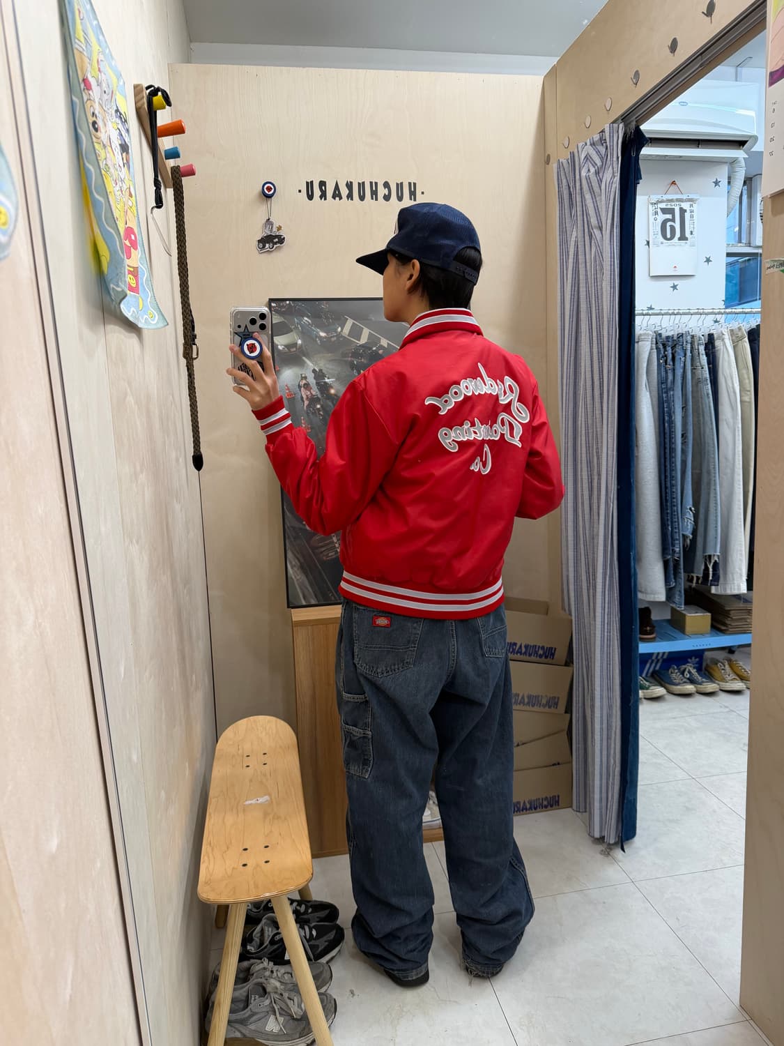 Redwood painting nylon jacket 상품이미지8