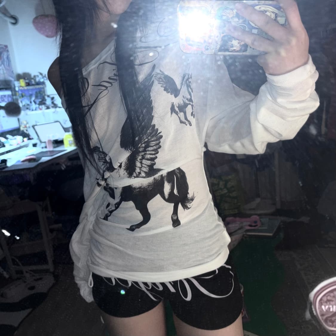 Vintage Off-Shoulder Shirring Sleevee 상품이미지1