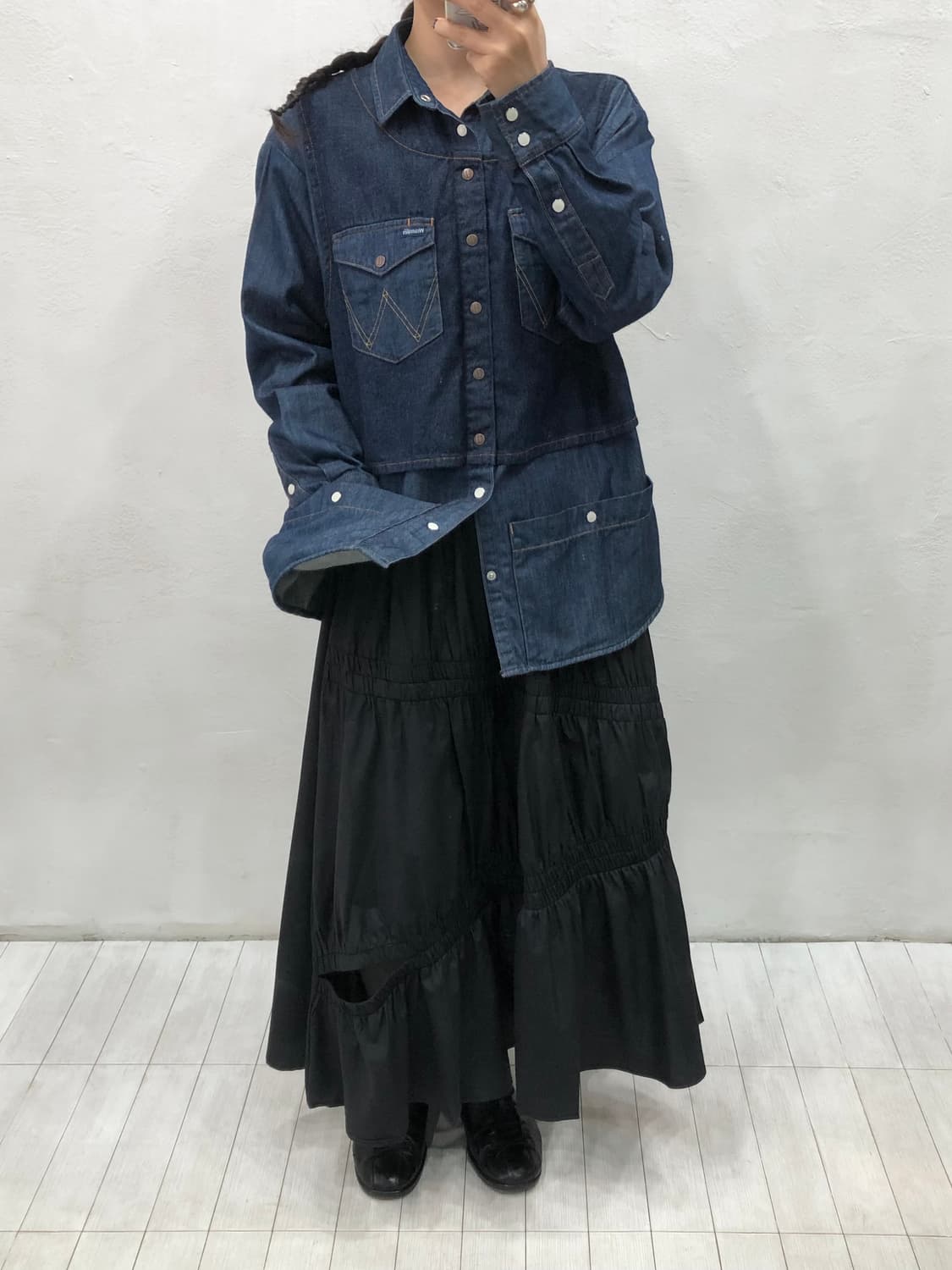 Ne net X Wrangler shirt 상품이미지6