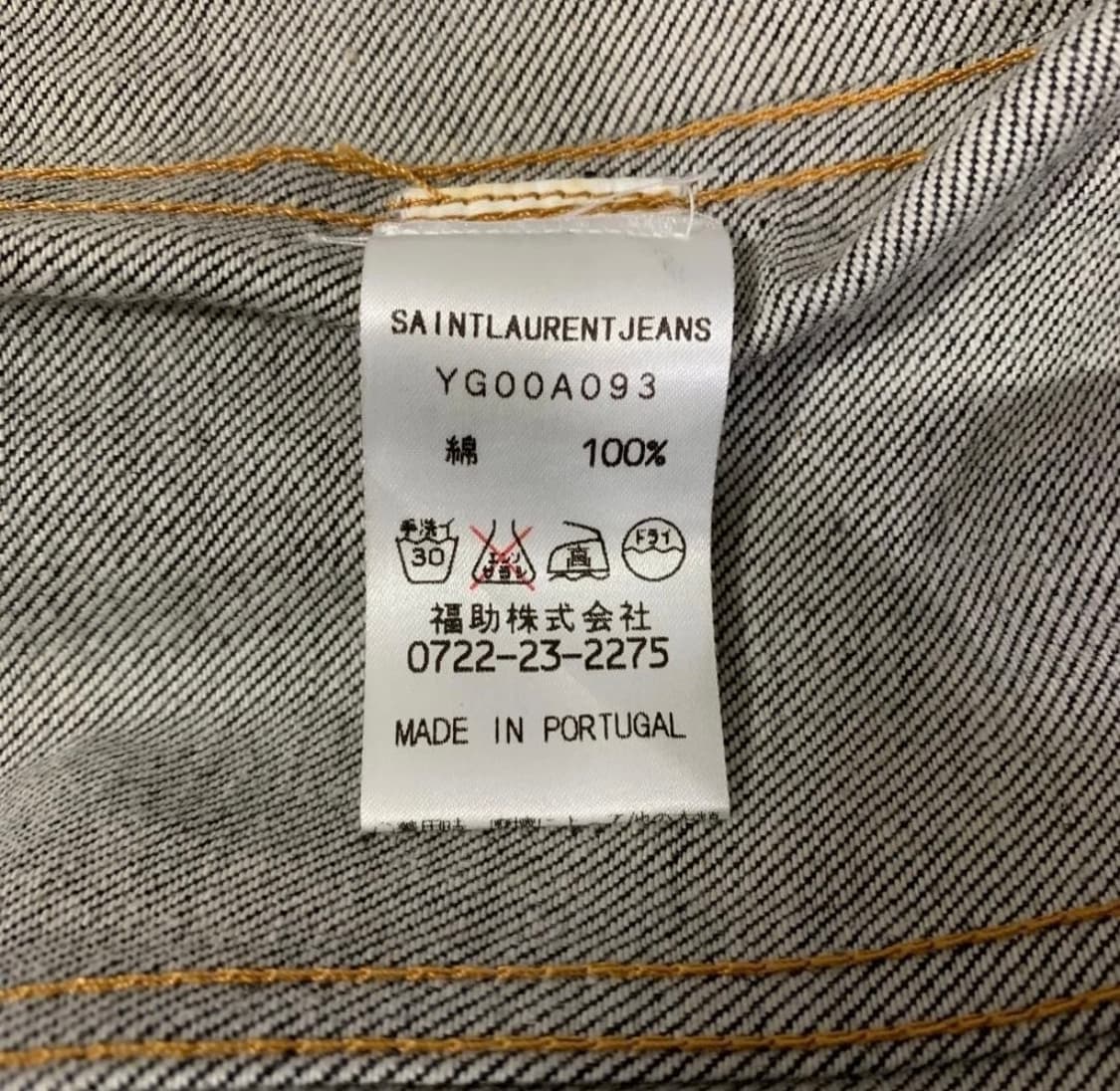 에디슬리먼 by saint Laurent Jeans jacket (S) 상품이미지6