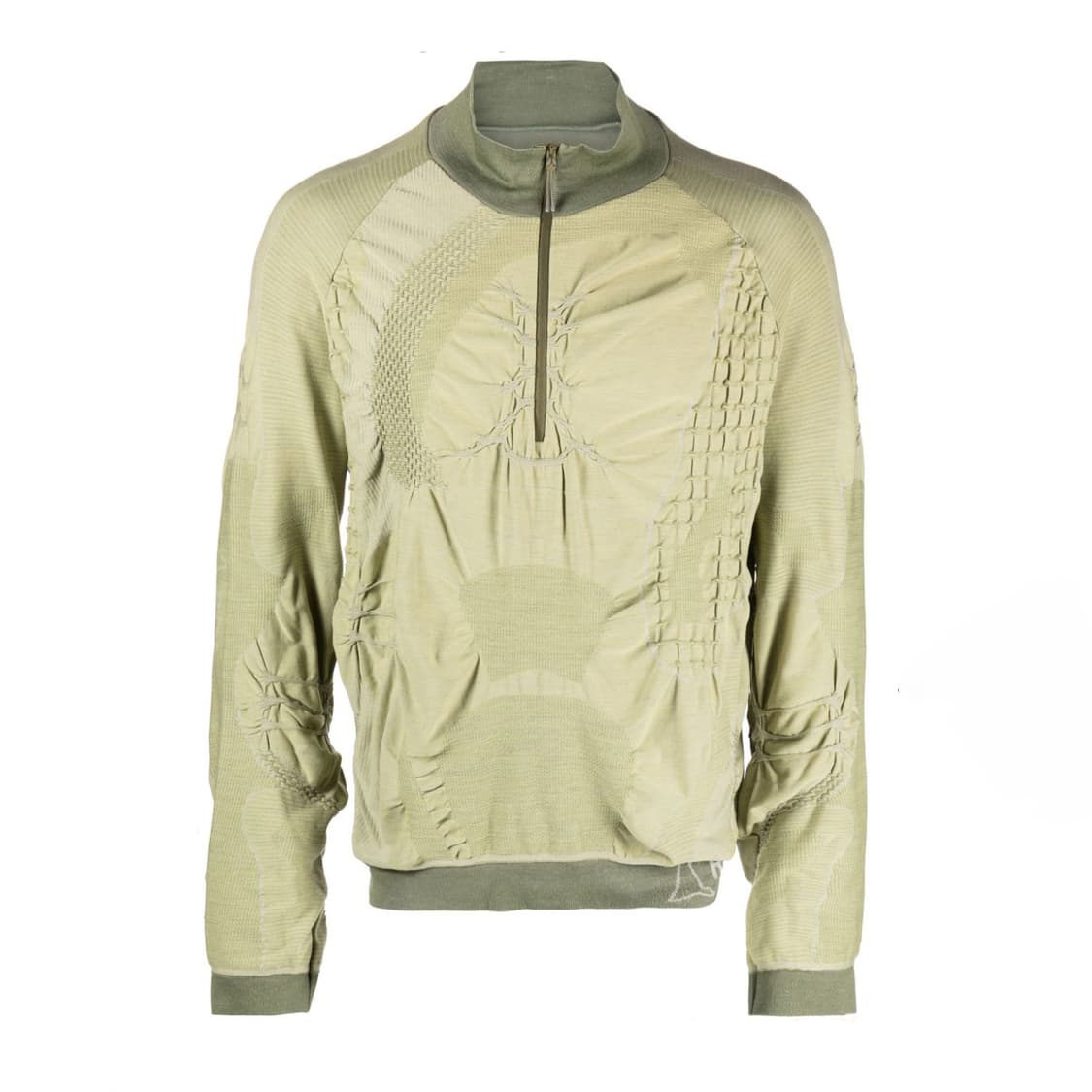 로아 하프집 3d 니트 그린 XL 상품이미지1