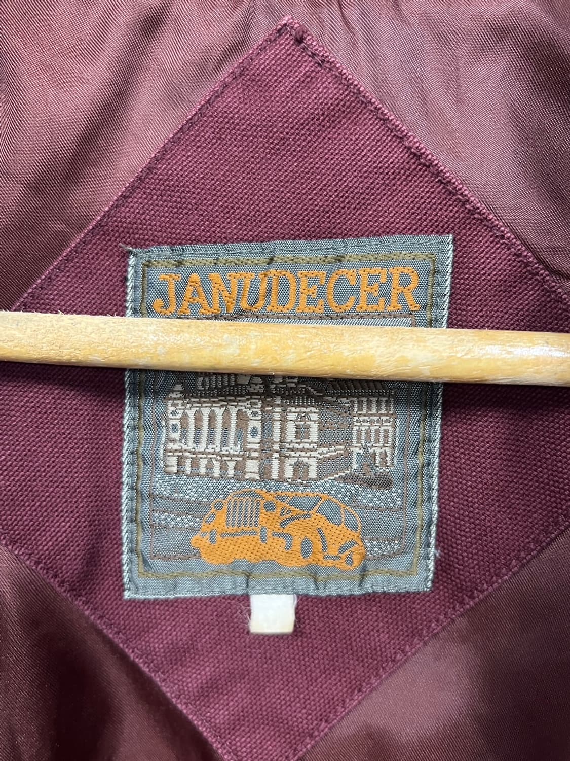 빈티지 사파리 버건디 워크웨어 코튼 워크 자켓 상품이미지6