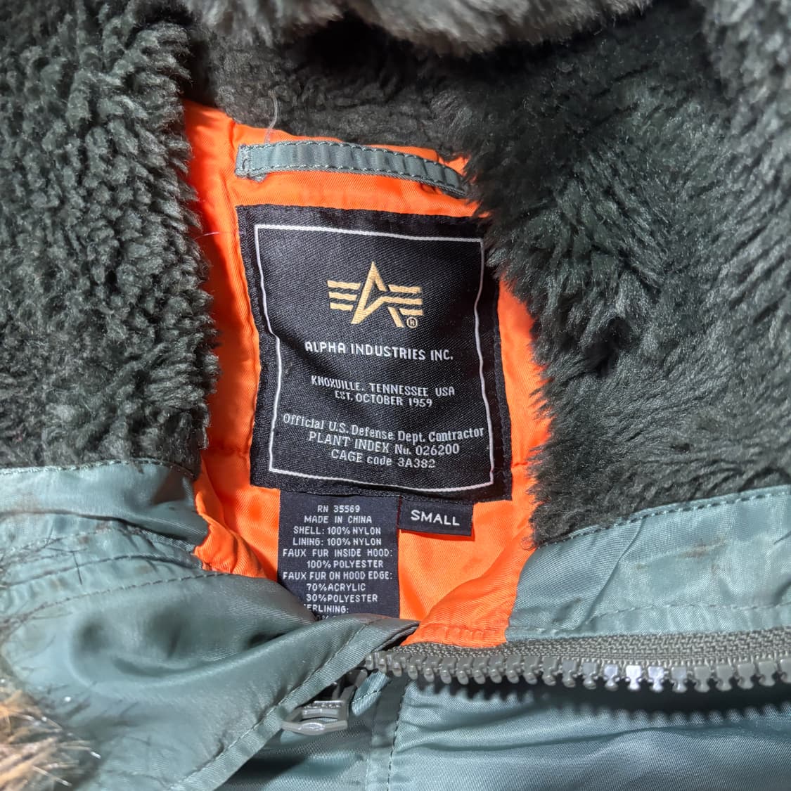 알파인더스트리 50주년 한정판 N-3B 파카 (S) 상품이미지6