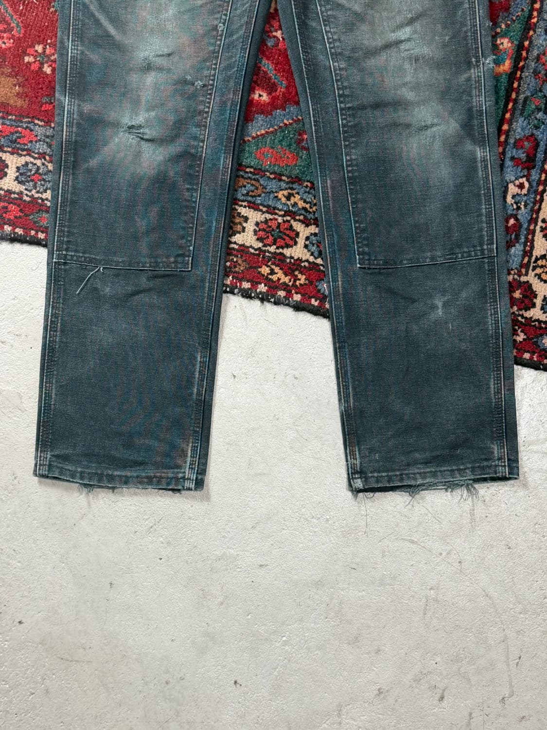 *RARE* OG 칼하트 B01 더블니 블랙 칼하트 썩블니 하드페이딩 상품이미지7