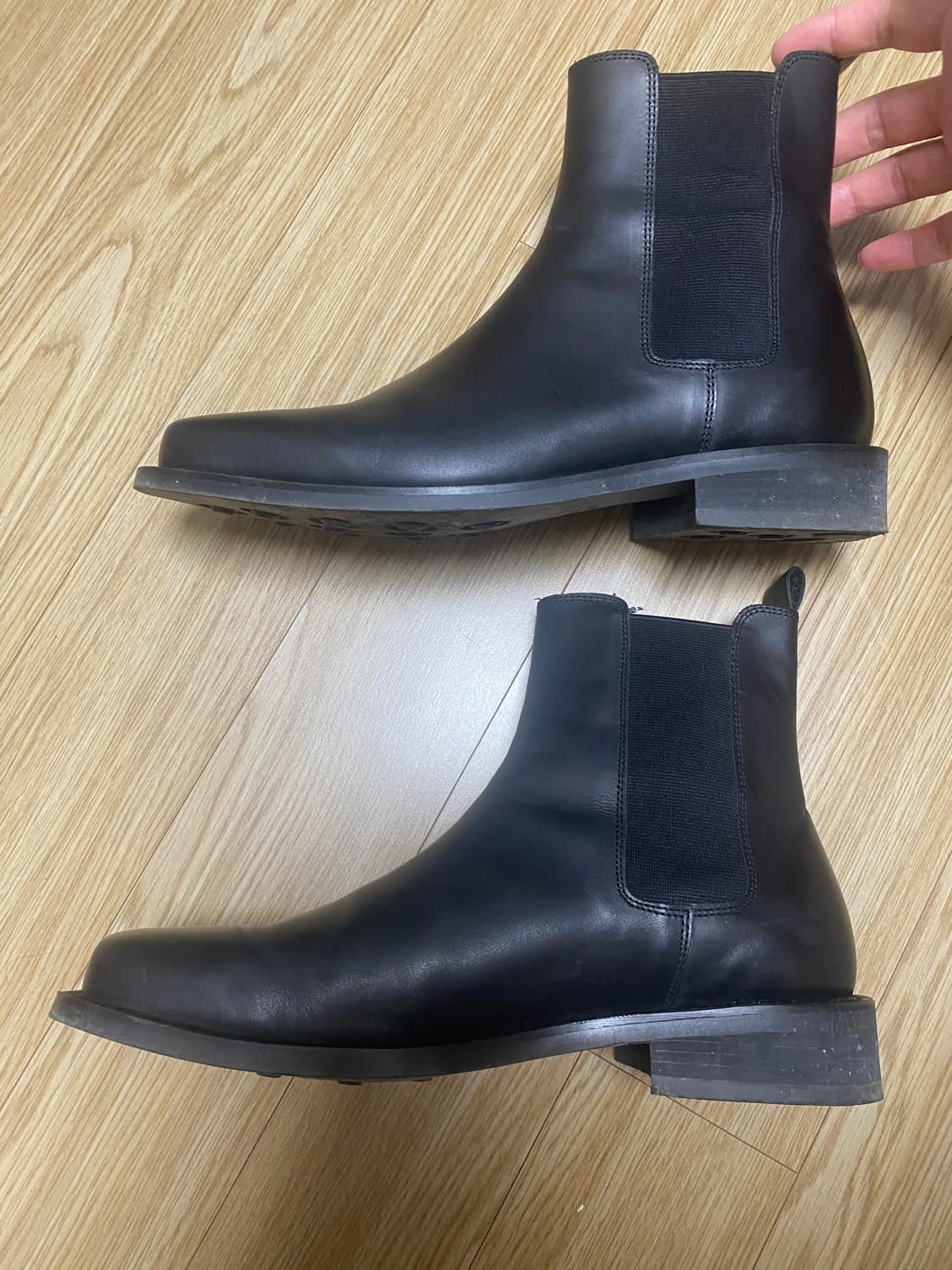 무신사스탠다드 스퀘어토 첼시부츠 260 상품이미지3