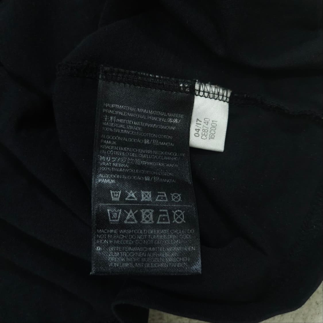 요지야마모토 y-3 반팔 XL 블랙 상품이미지4
