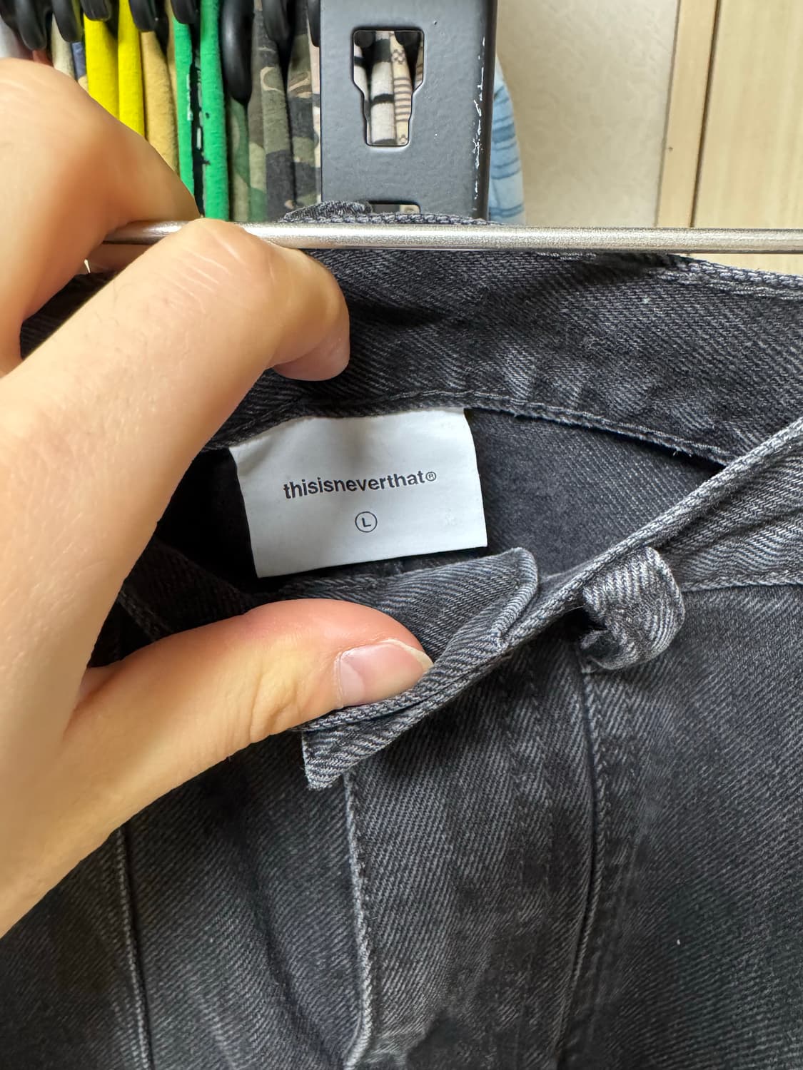 [L] 디스이즈네버댓 카펜터 팬츠 블랙 상품이미지2