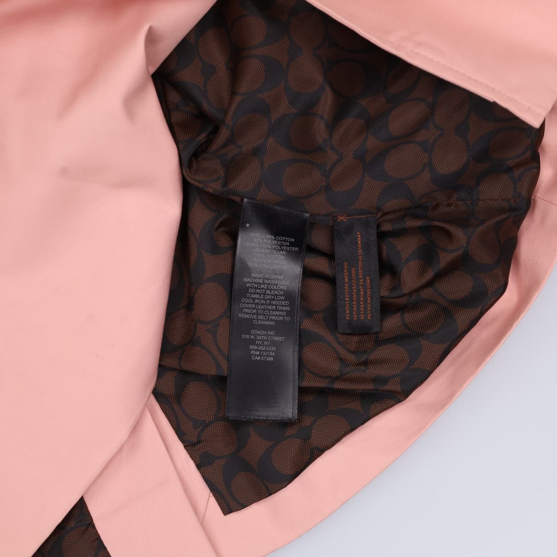 S 코치 여성 숏 트렌치자켓 0407H1 상품이미지4