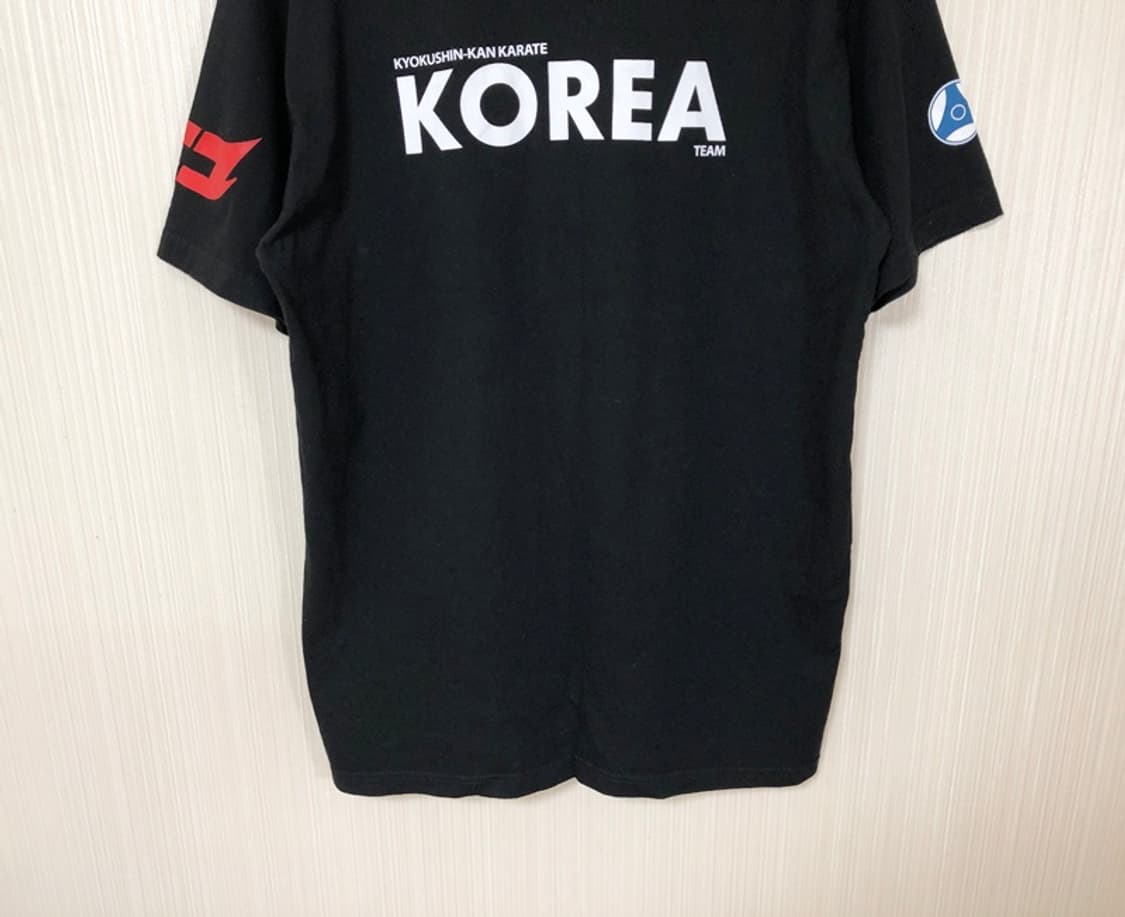 포티움 극진가라데/극진공수도 KOREA팀 티셔츠 XXL 상품이미지9