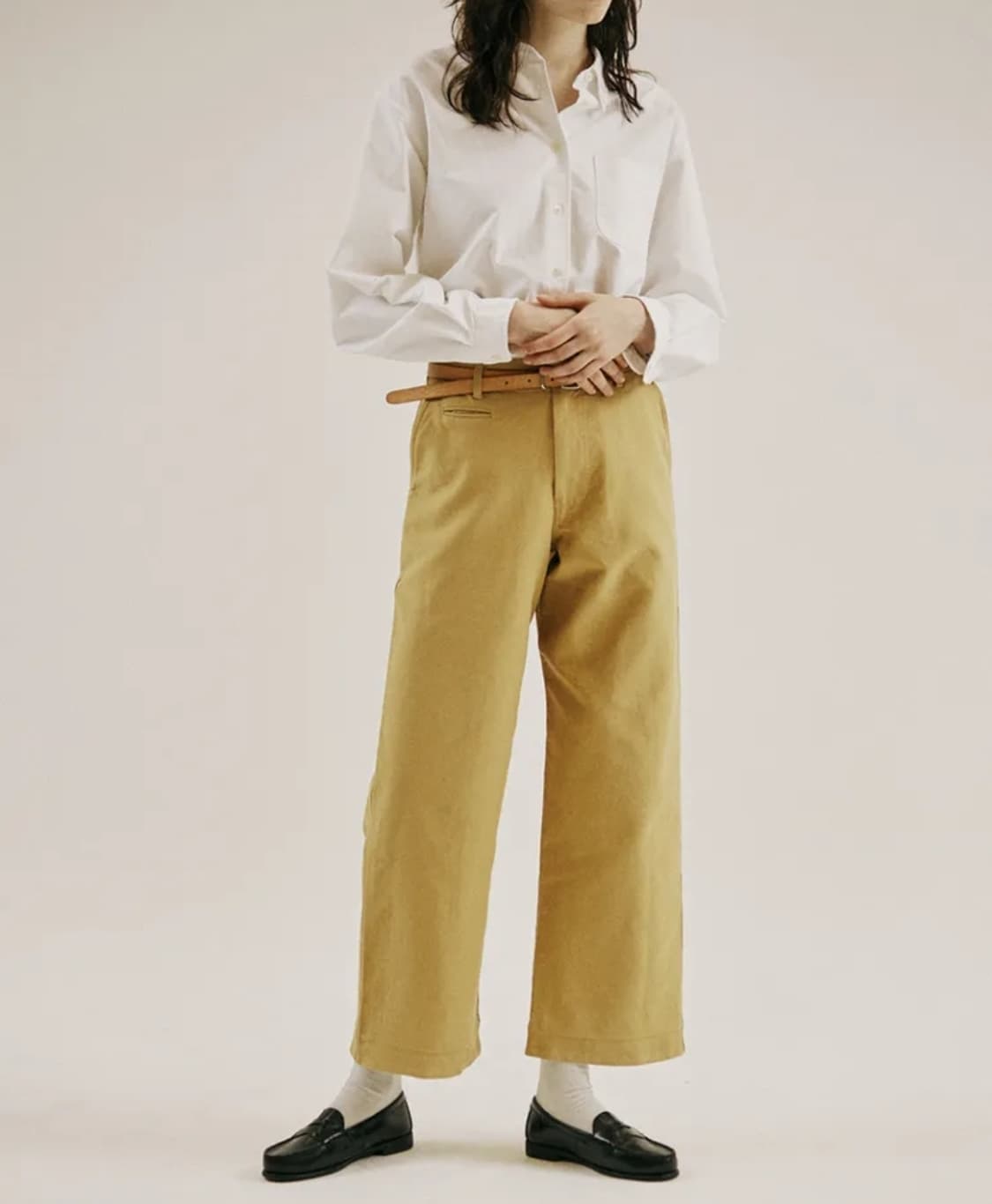 (새상품)토마스모어 와이드 코튼 넬리 팬츠 M size 상품이미지2