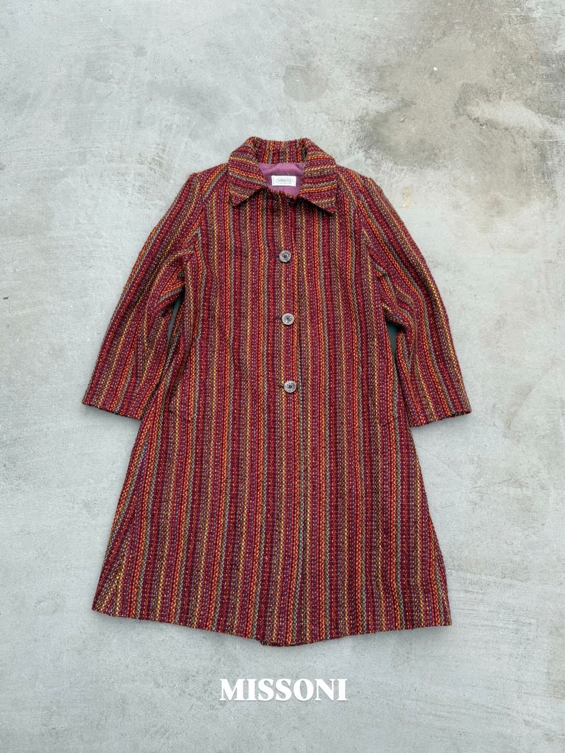 MISSONI 컬러 롱 코트 상품이미지2