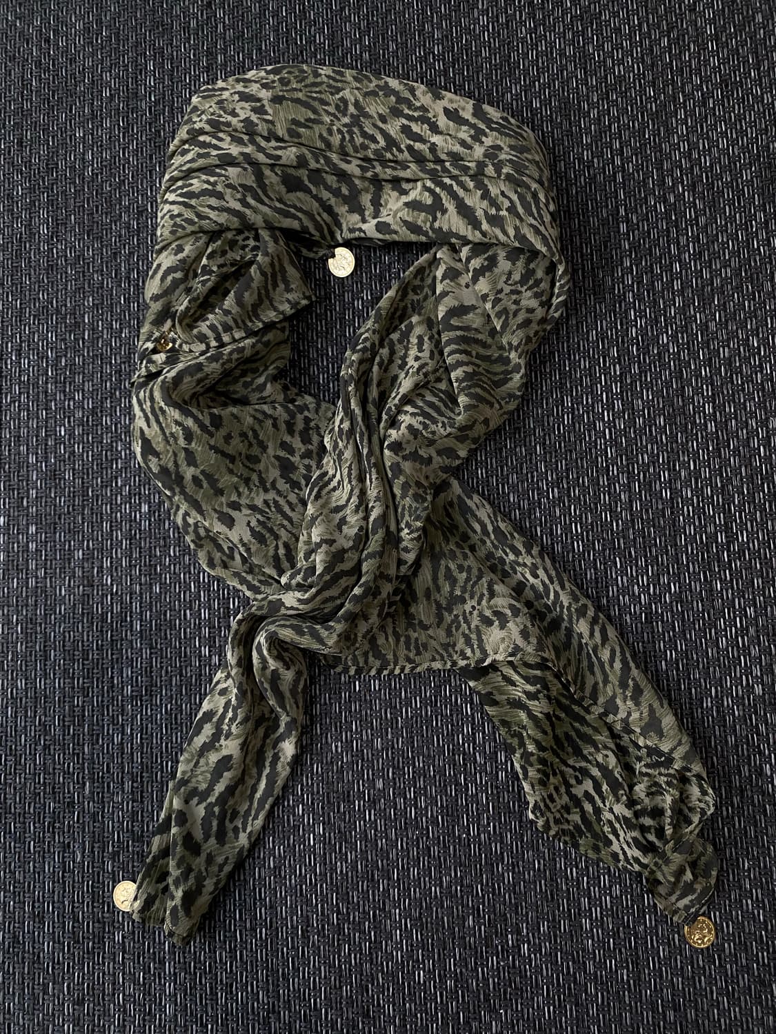 Leopard Pattern Scarf 상품이미지1