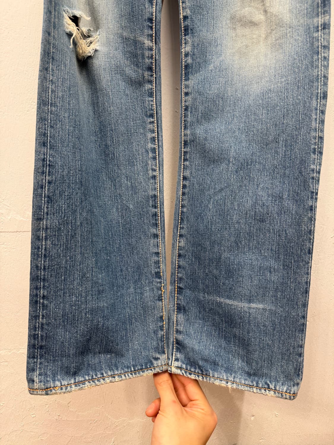 에비수 다이콕 셀비지 데님 팬츠 상품이미지8