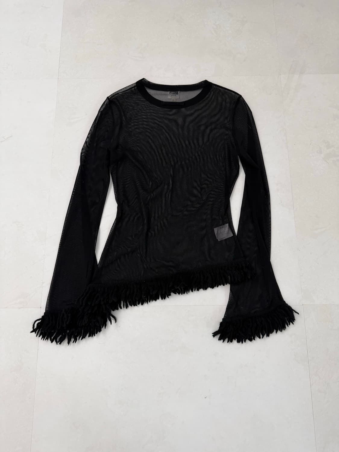 Jean Paul Gaultier 프린지 메쉬탑 상품이미지8