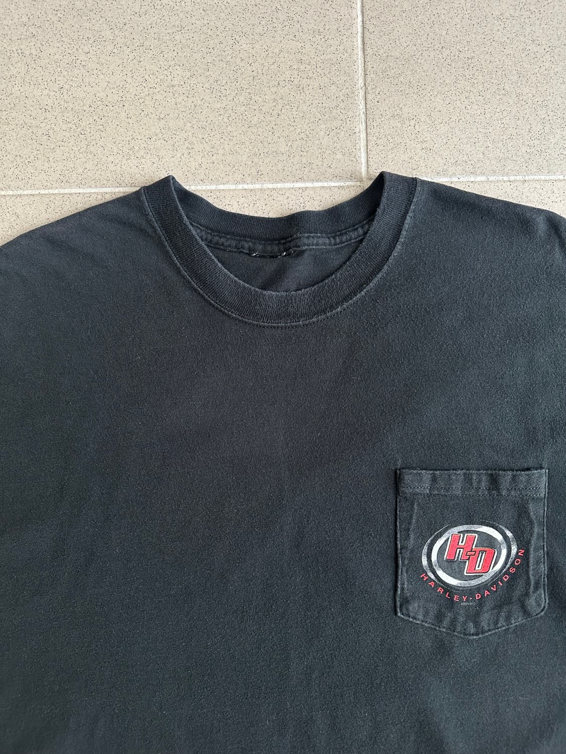 00s 빈티지 할리데이비슨 플레임 롱슬리브 티셔츠 상품이미지4