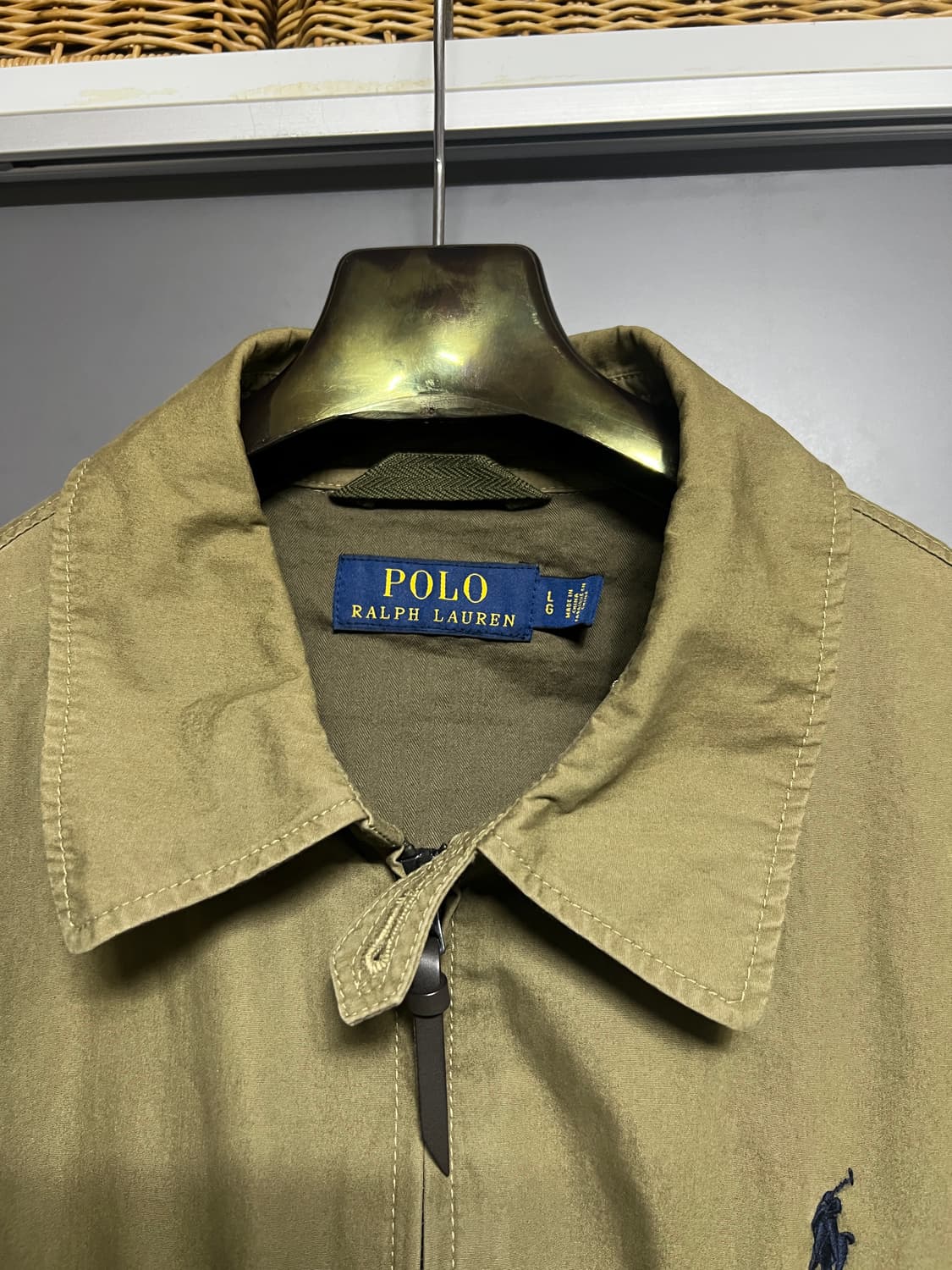 폴로 랄프로렌 블루종 카키 L 사이즈 상품이미지3