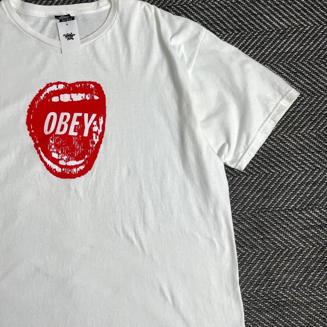 오베이 빅로고 프린팅 빅로고 박시핏 티셔츠y 2839 상품이미지3