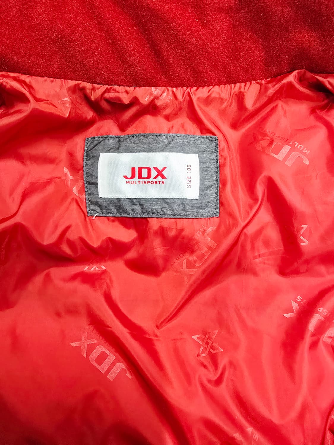 JDX 덕다운패딩 니트 배색 점퍼100 상품이미지7