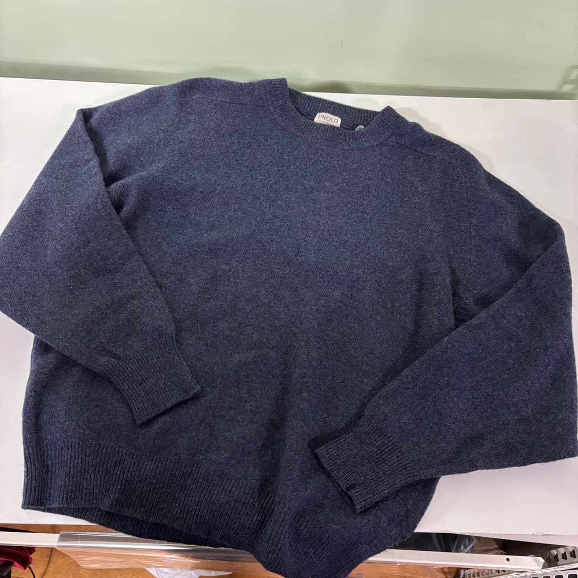 M 유니클로 네이비 램스울 니트 상품이미지1