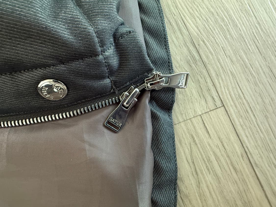 세터 레체 투 톤 덕 다운 패딩 그린 브라운 M 상품이미지4