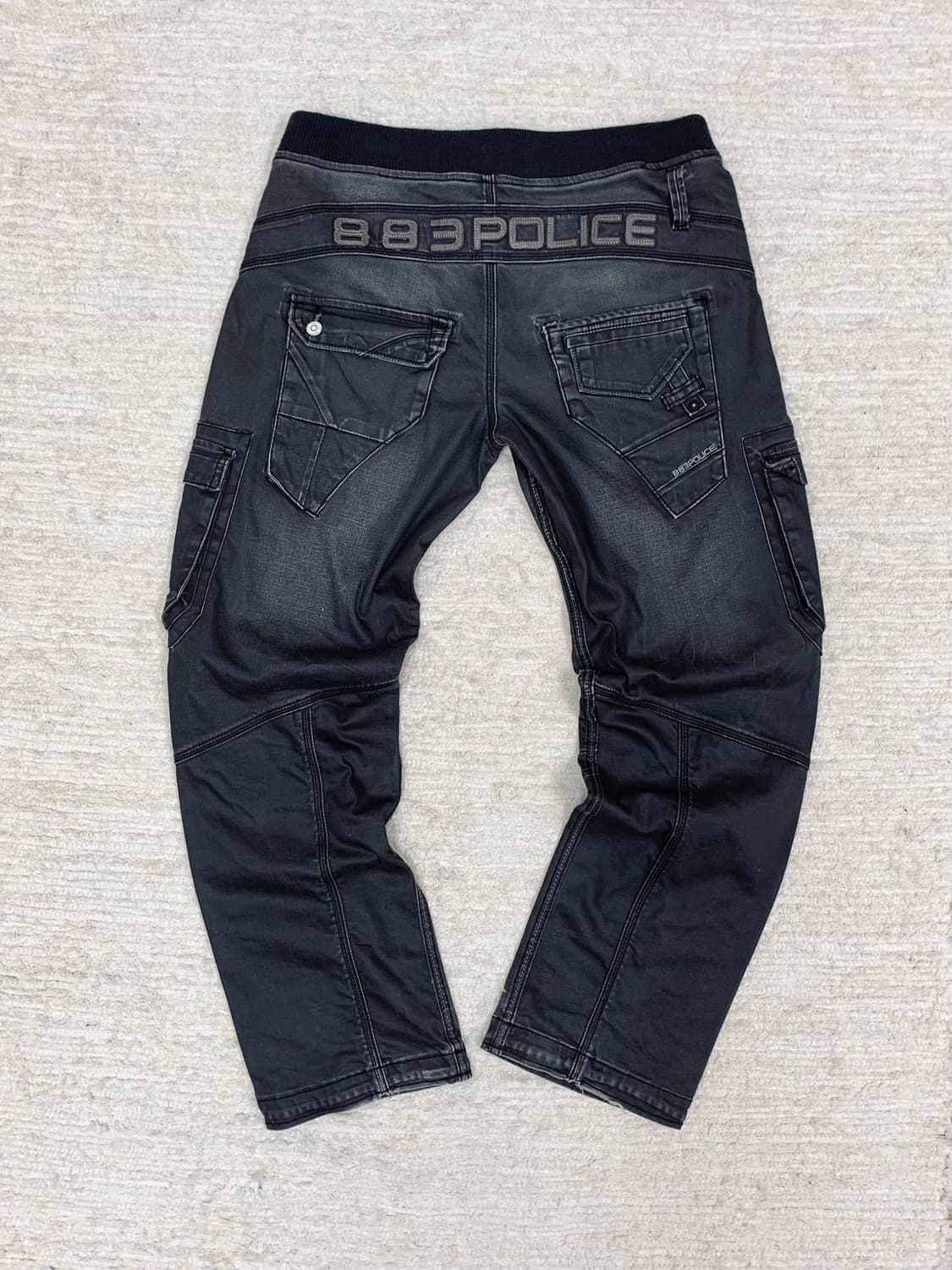 Police 883 Gray-Wash Biker Denim 상품이미지2