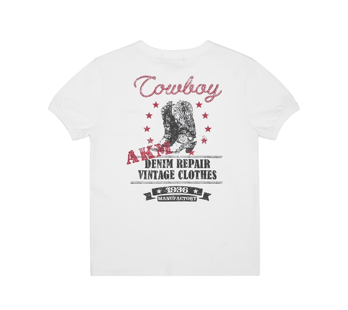 아캄 부츠 링거 티셔츠 상품이미지3