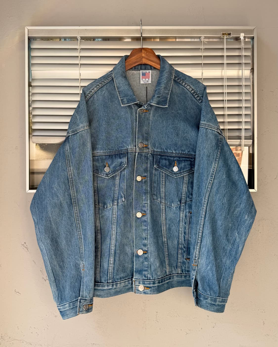 Tektronix vintage USA made denim trucker 상품이미지1