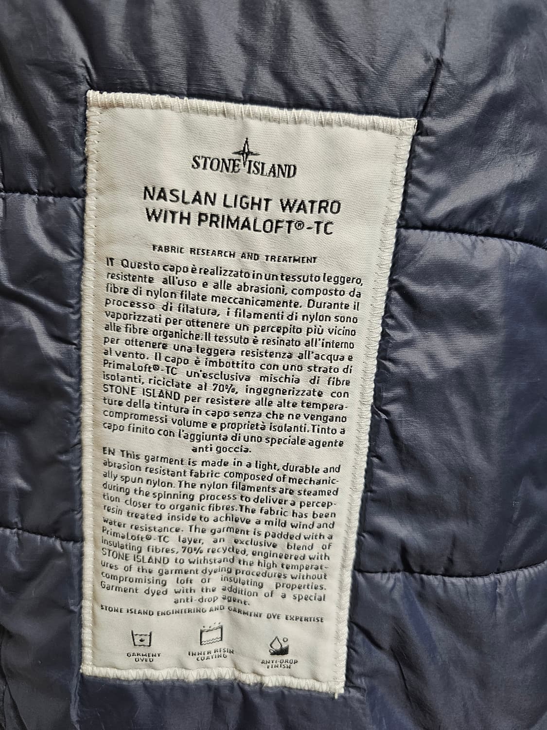 스톤아일랜드 디태처블 니트 패딩 자켓 상품이미지4