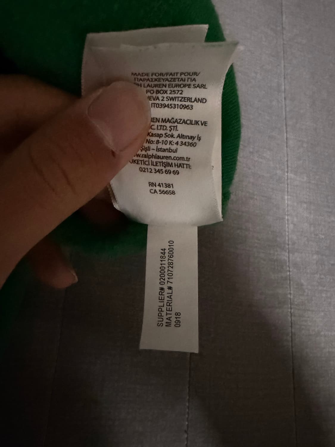 폴로 랄프로렌 후드티 그린 상품이미지3