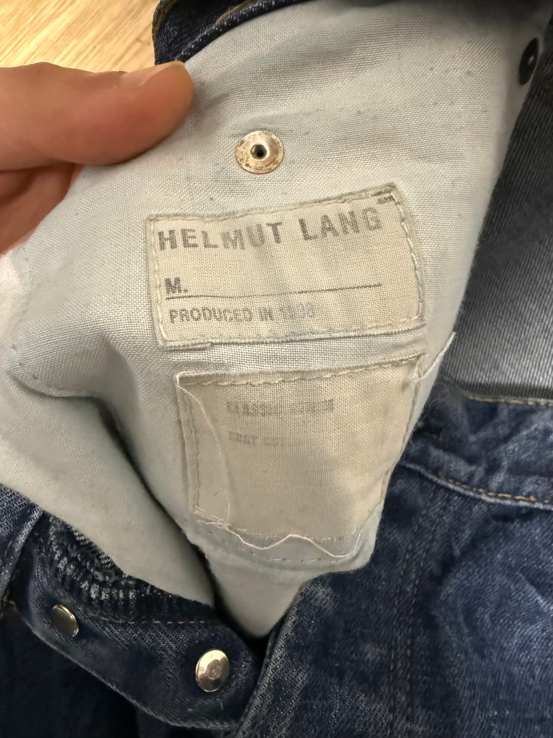 98s 헬무트랭 아카이브 Boot cut 데님 진 33 상품이미지3