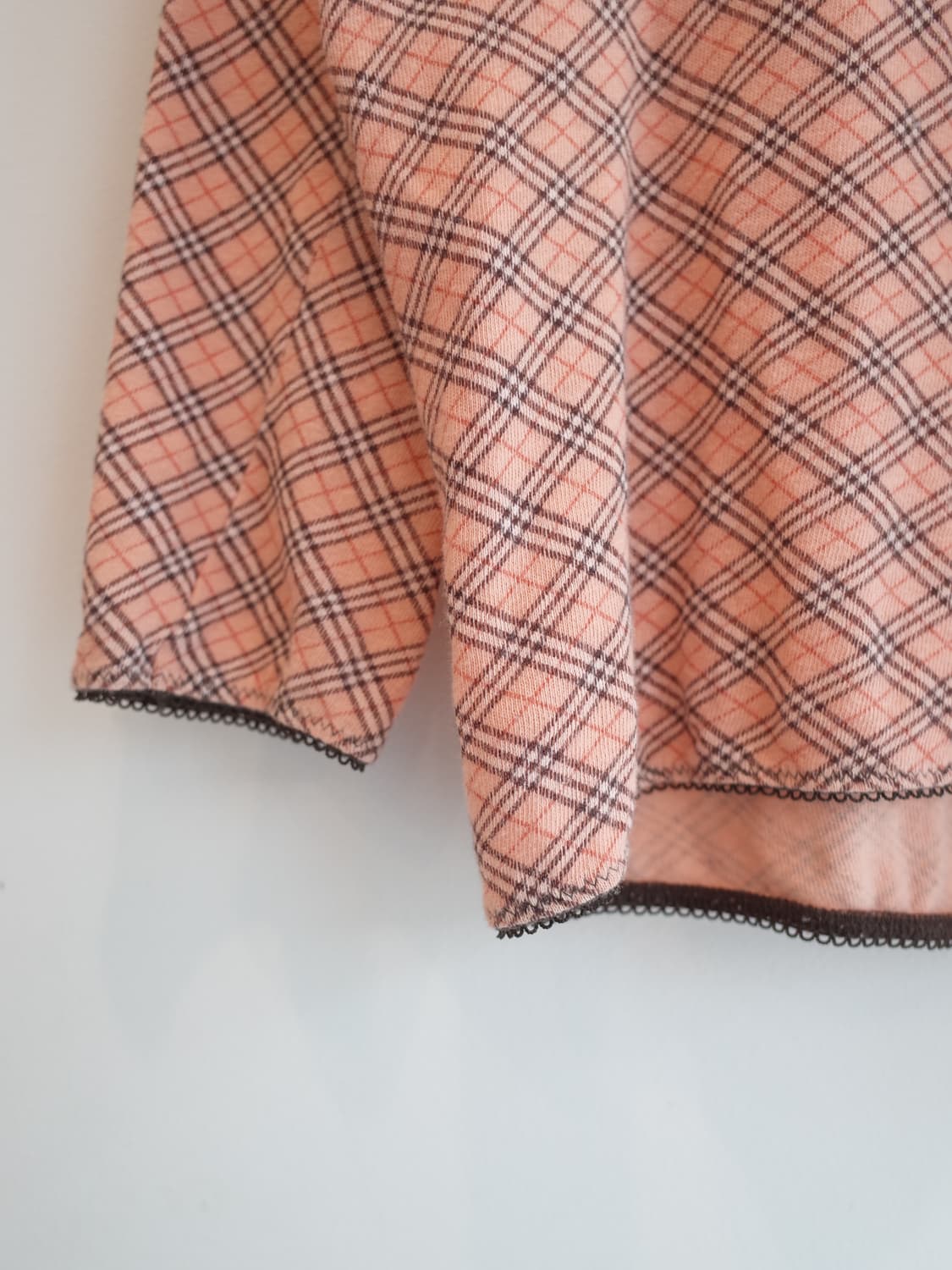 BURBEERY 버버리 블루라벨 노바체크 롱슬리브 티 상품이미지3