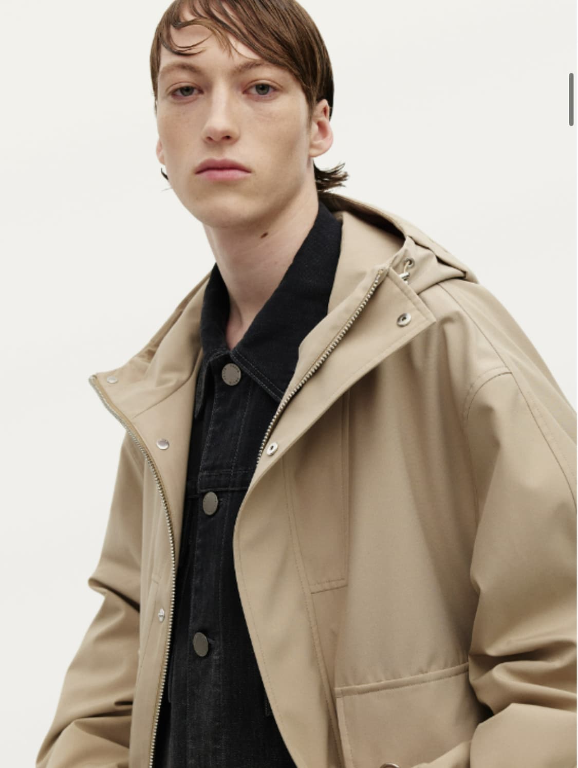 (새상품) 솔리드옴므 24ss 쉘파카 (50 / 105사이즈) 상품이미지3