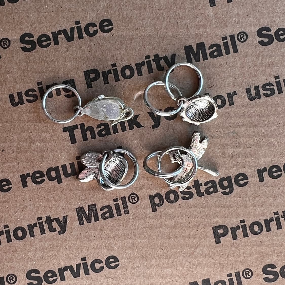 90s vtg Mini Animal Charms Keyring 상품이미지2