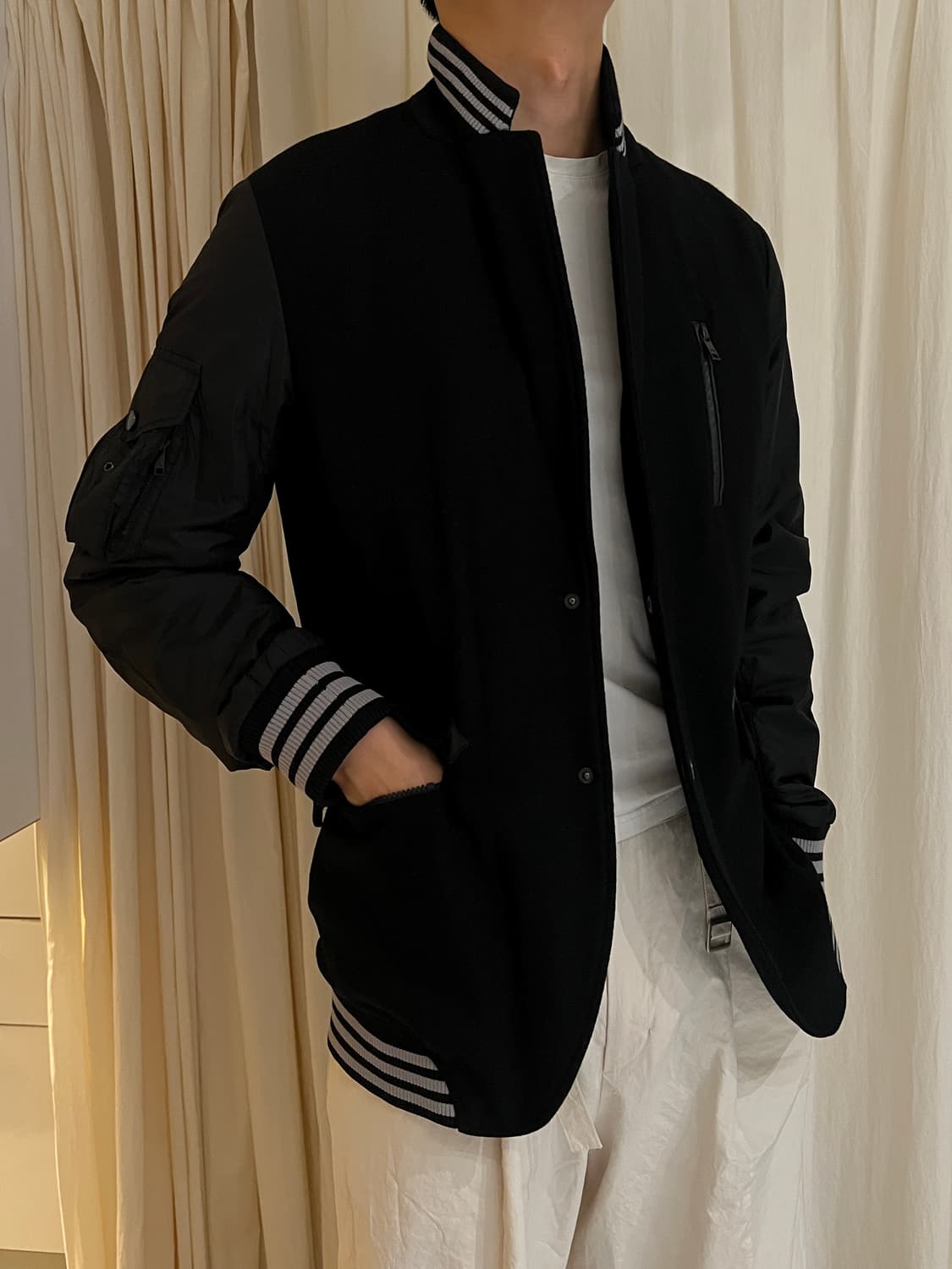 Y-3 WOOL BLAZER Bomber Jacket 상품이미지10