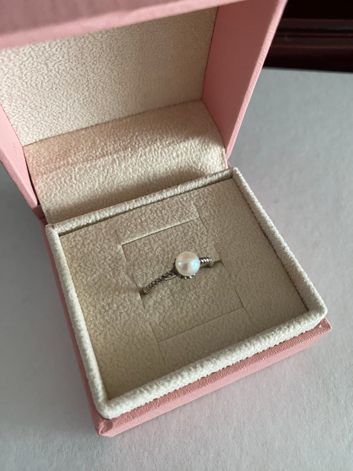 925실버 진주 트위스트 반지 상품이미지5